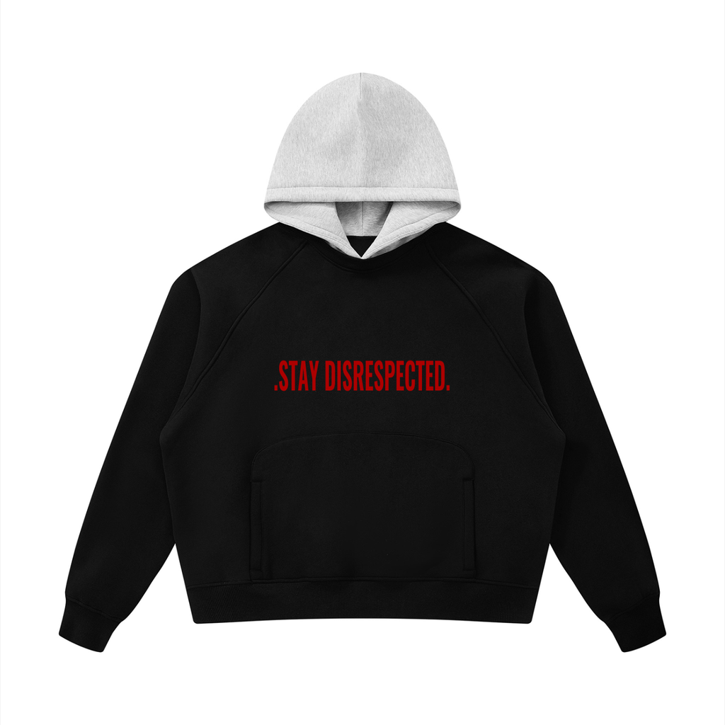 Unisex Fleece Raglan Color Block Hoodie