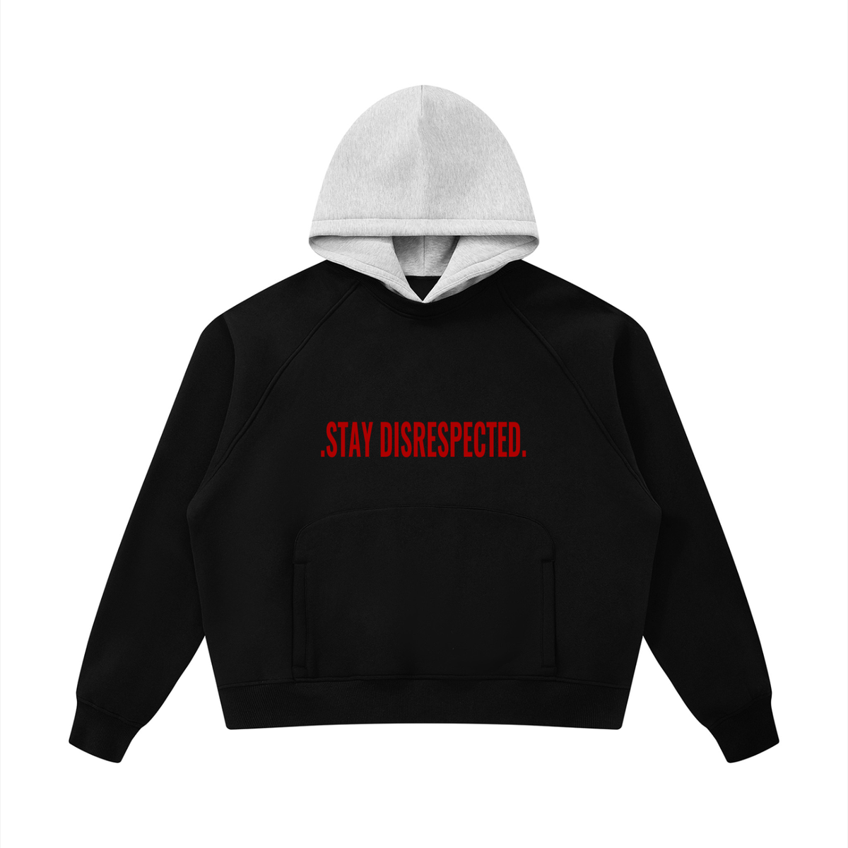 Unisex Fleece Raglan Color Block Hoodie