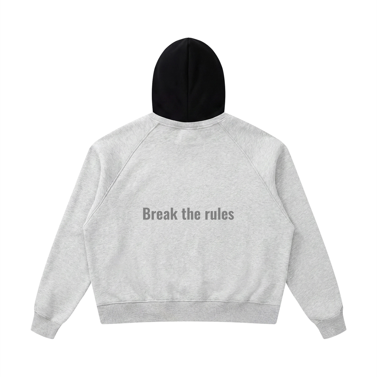 Unisex Fleece Raglan Color Block Hoodie