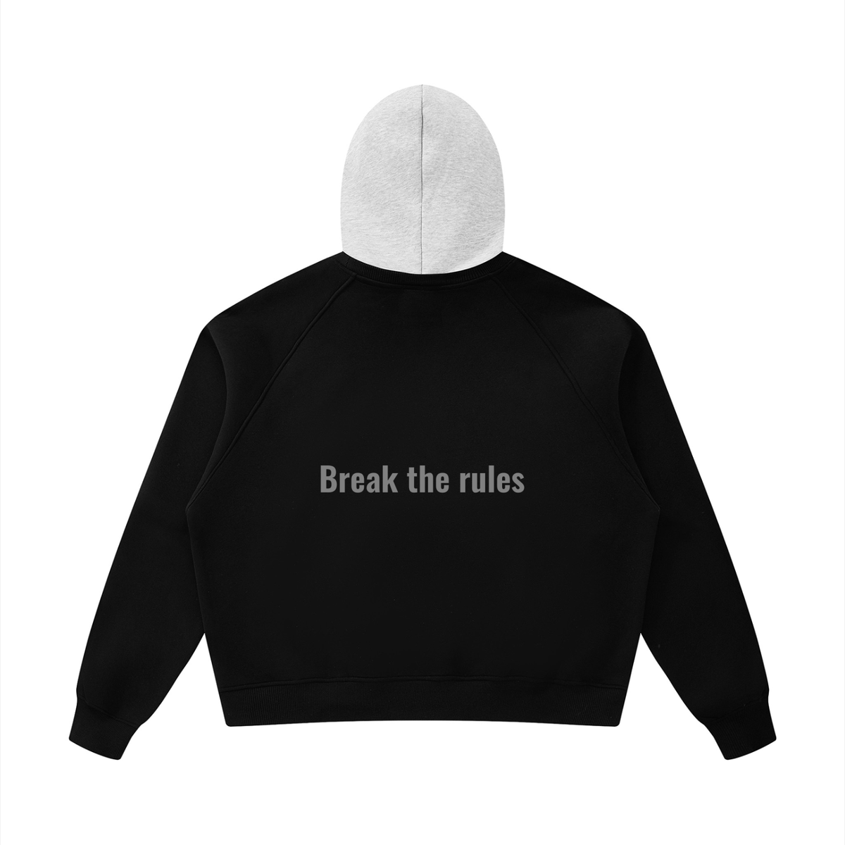 Unisex Fleece Raglan Color Block Hoodie