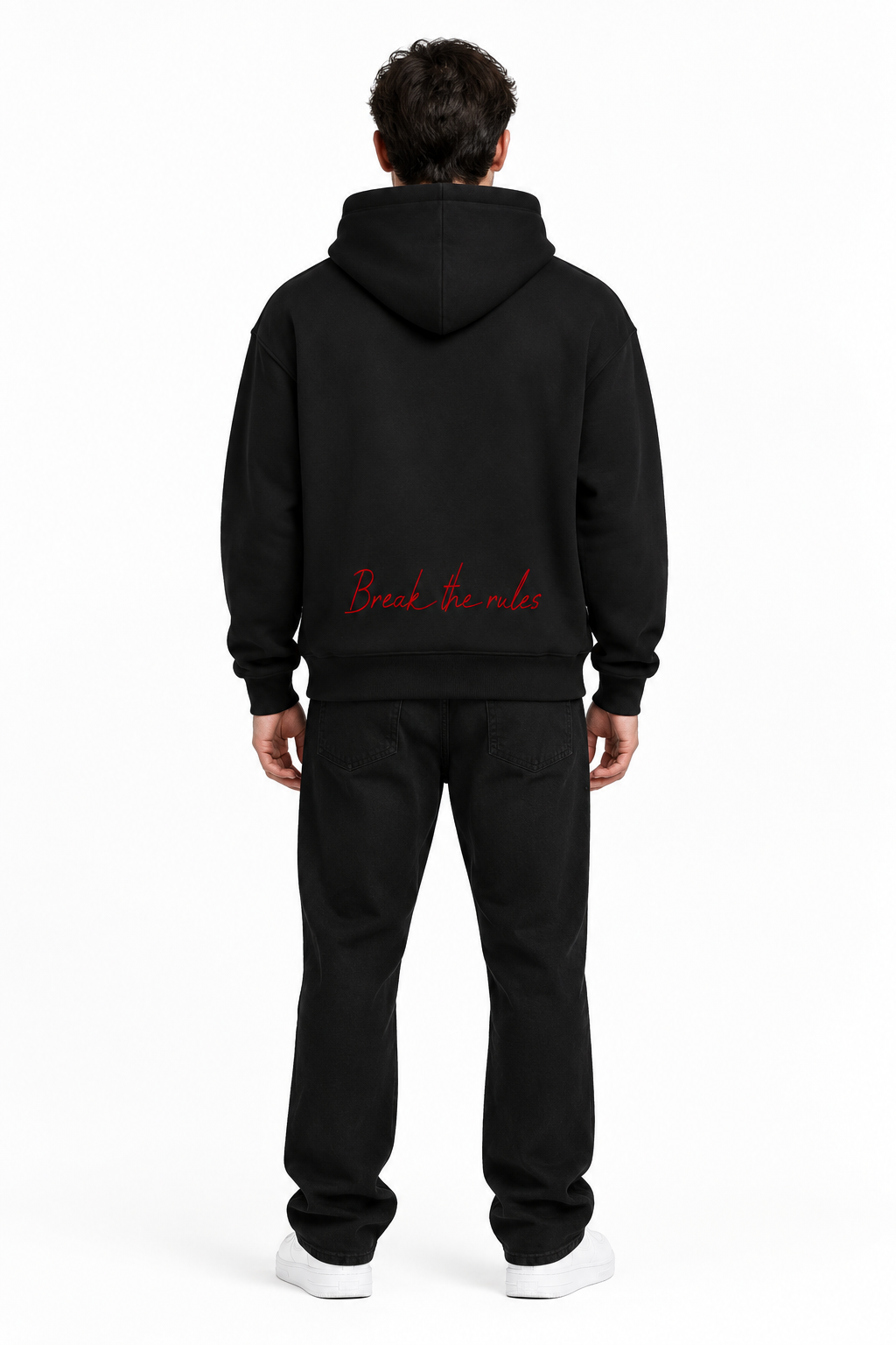 Contrast Drawstring Hoodie