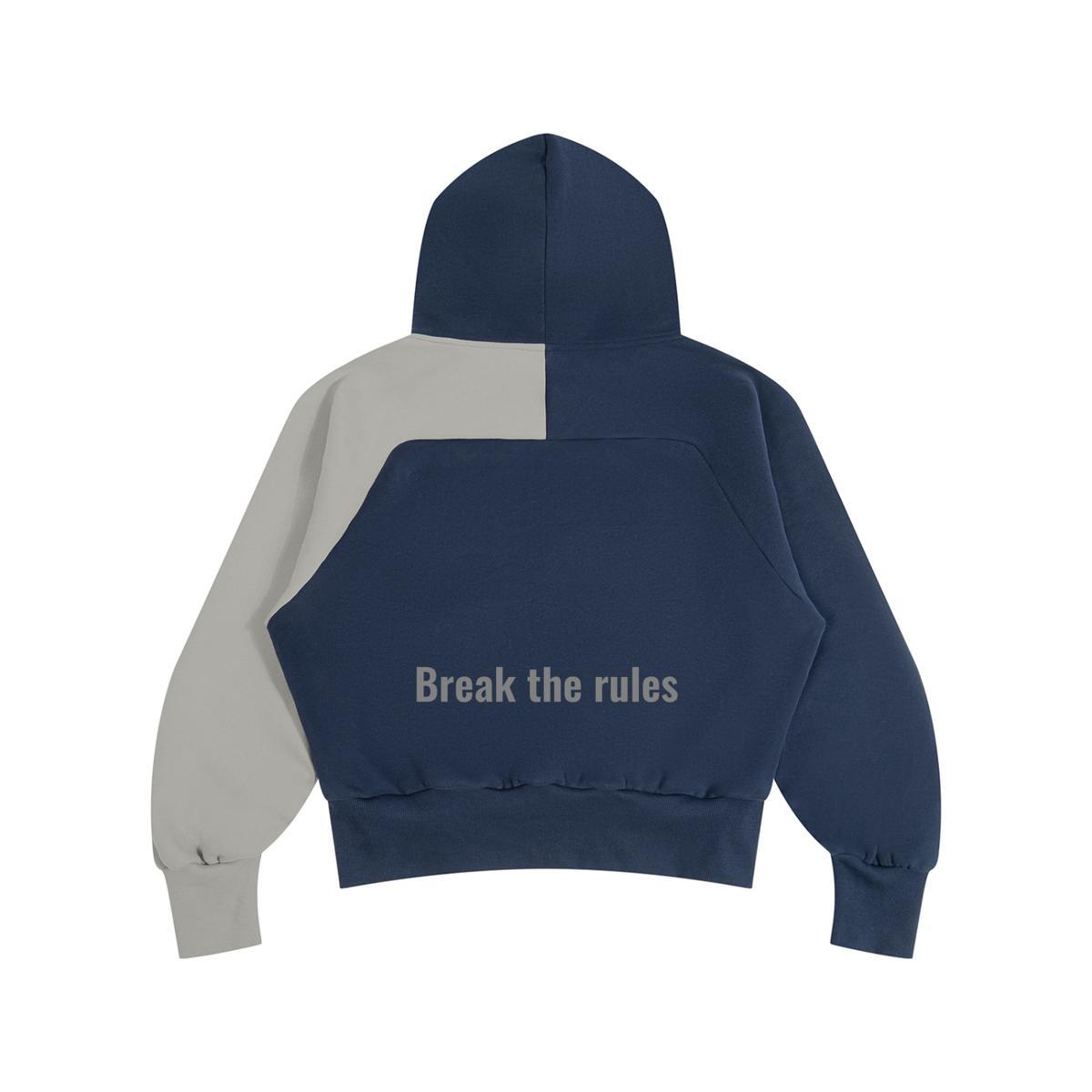 Unisex Color-Block Fleece Hoodie