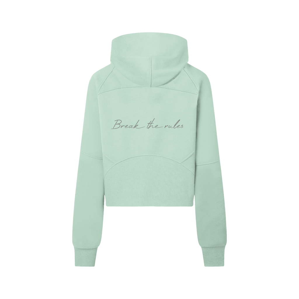 Cropped Half-Zip Hoodie