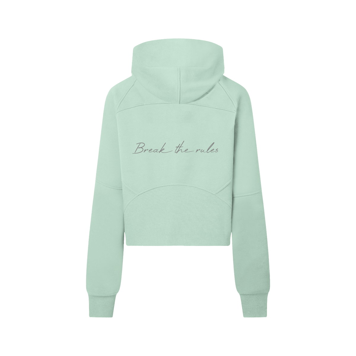 Cropped Half-Zip Hoodie