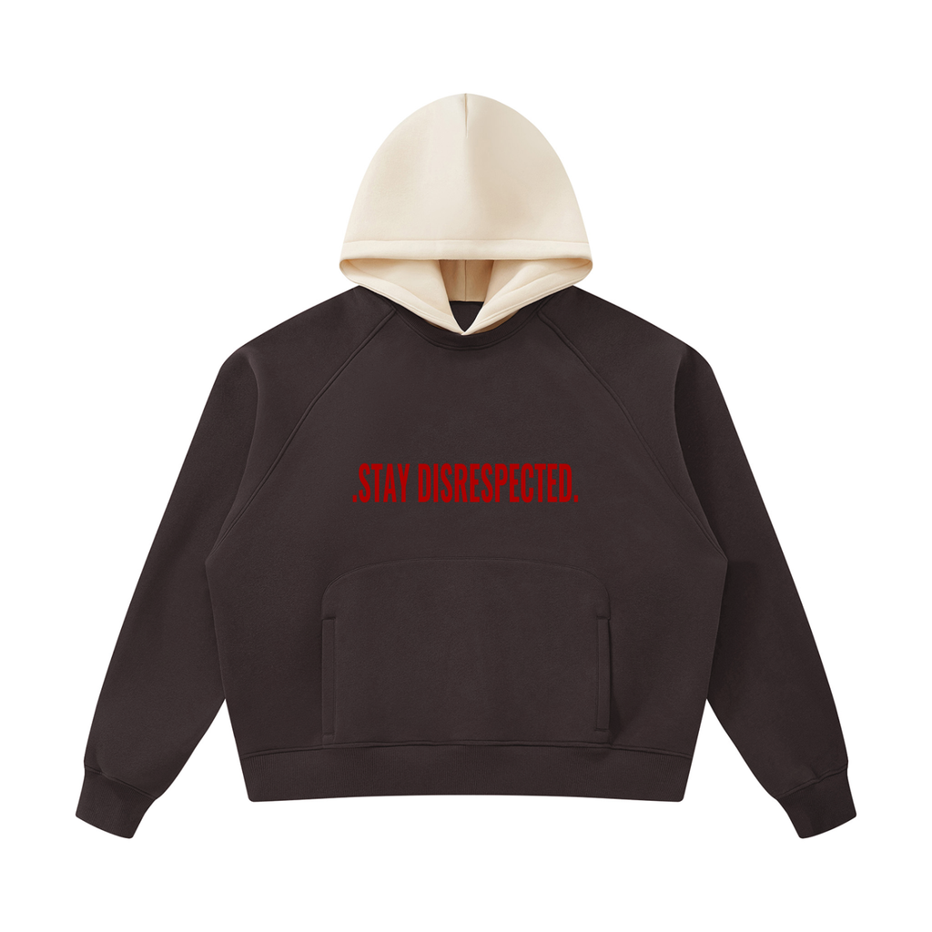 Unisex Fleece Raglan Color Block Hoodie