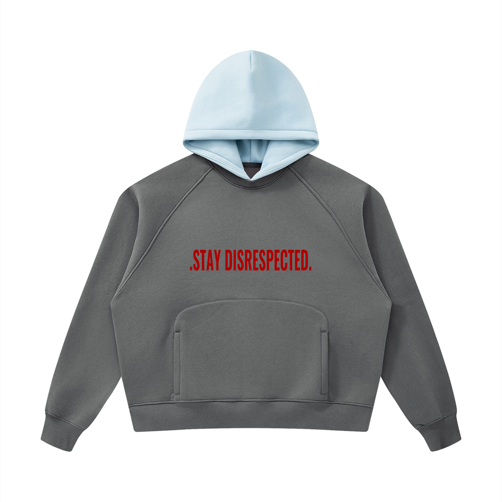 Unisex Fleece Raglan Color Block Hoodie
