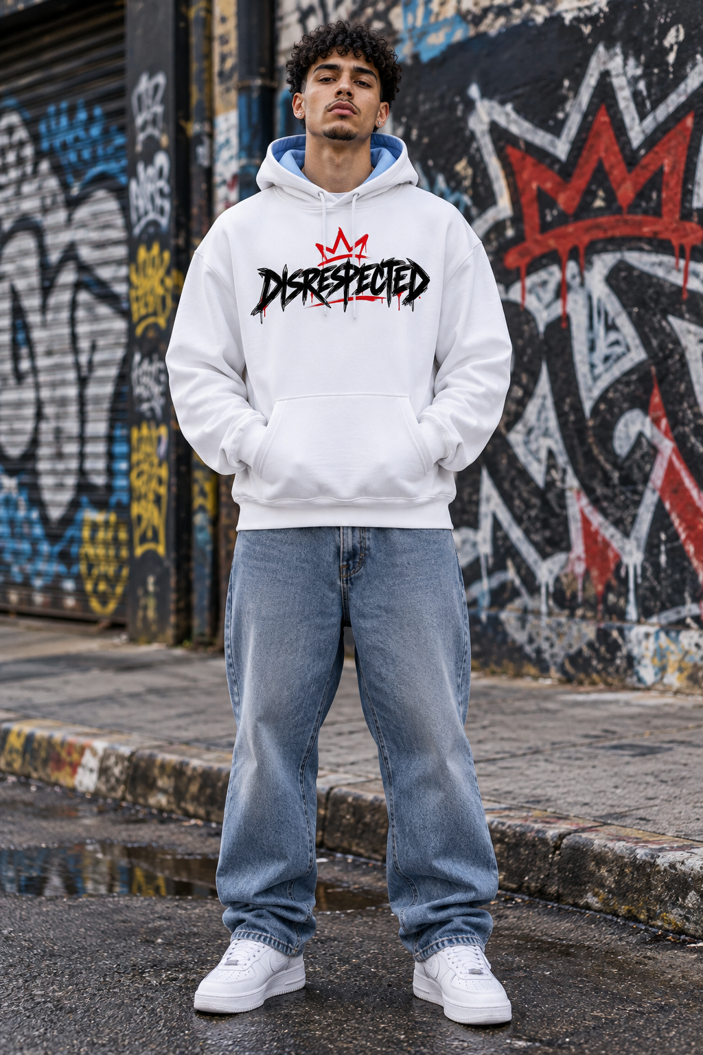 Contrast Drawstring Hoodie