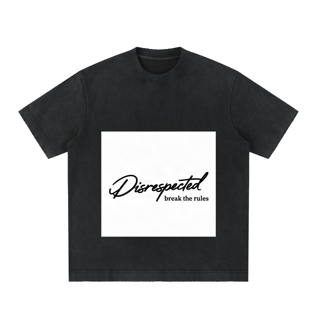 Heavyweight Vintage Washed Frayed T-Shirt