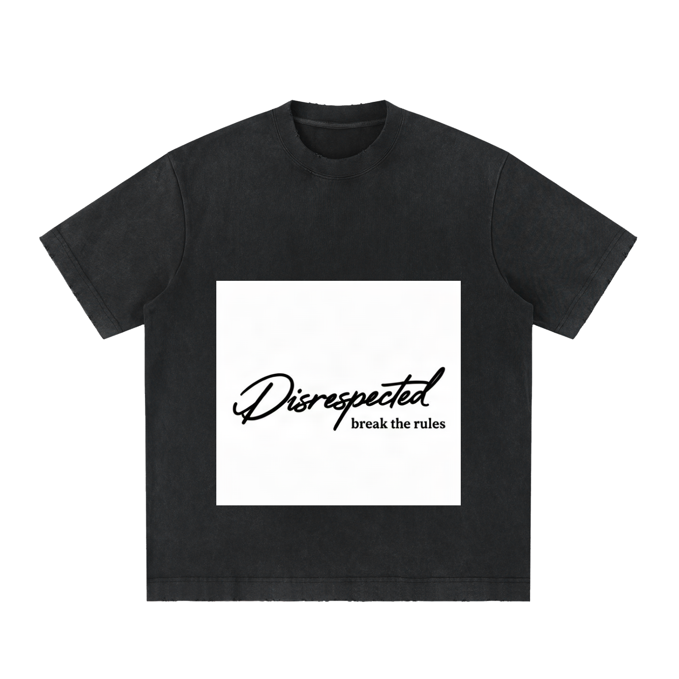 Heavyweight Vintage Washed Frayed T-Shirt