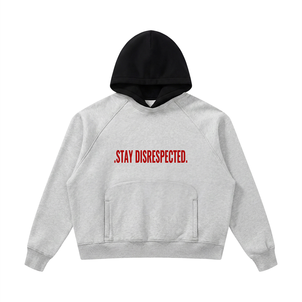Unisex Fleece Raglan Color Block Hoodie