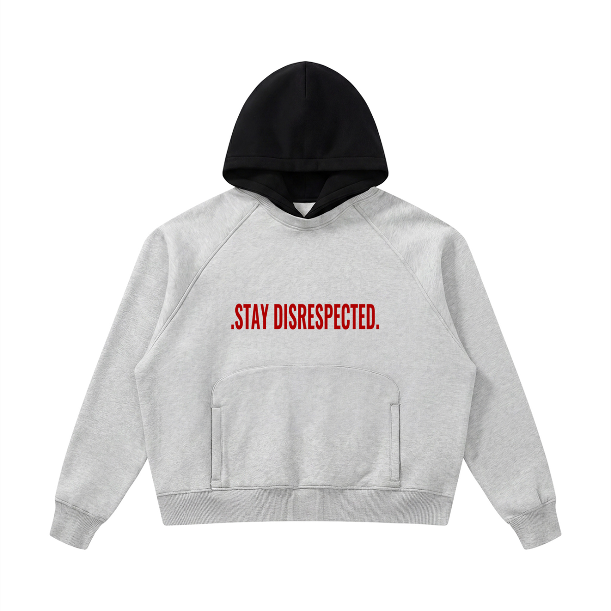 Unisex Fleece Raglan Color Block Hoodie