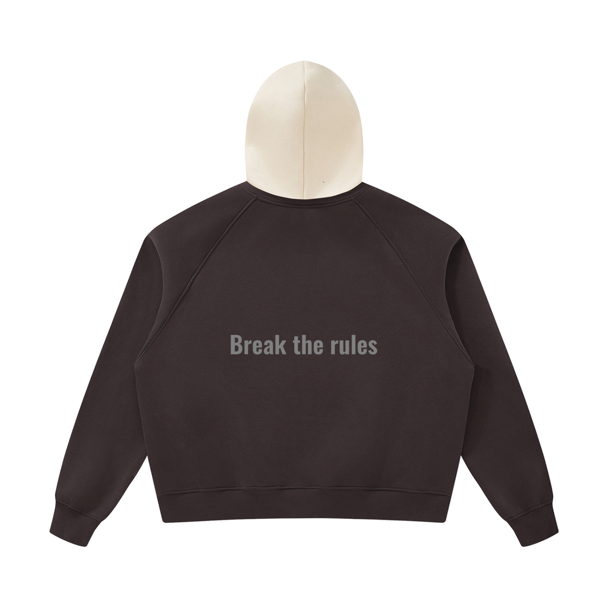 Unisex Fleece Raglan Color Block Hoodie