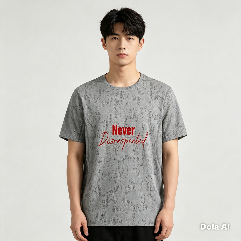Men's Jacquard Slim Mesh T-Shirt