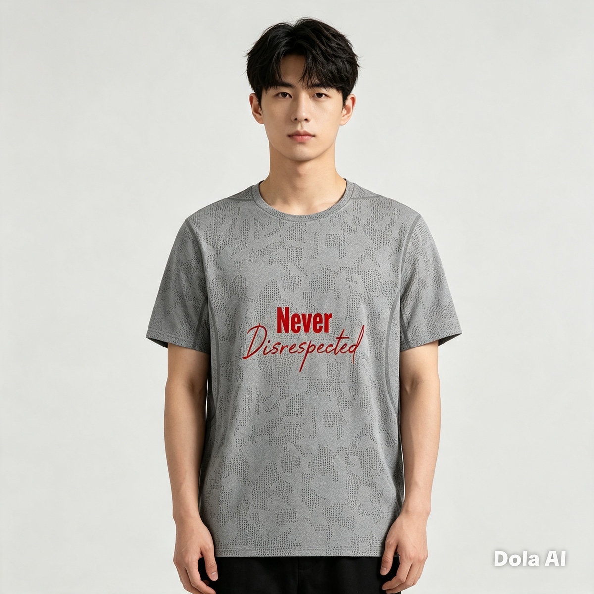 Men's Jacquard Slim Mesh T-Shirt