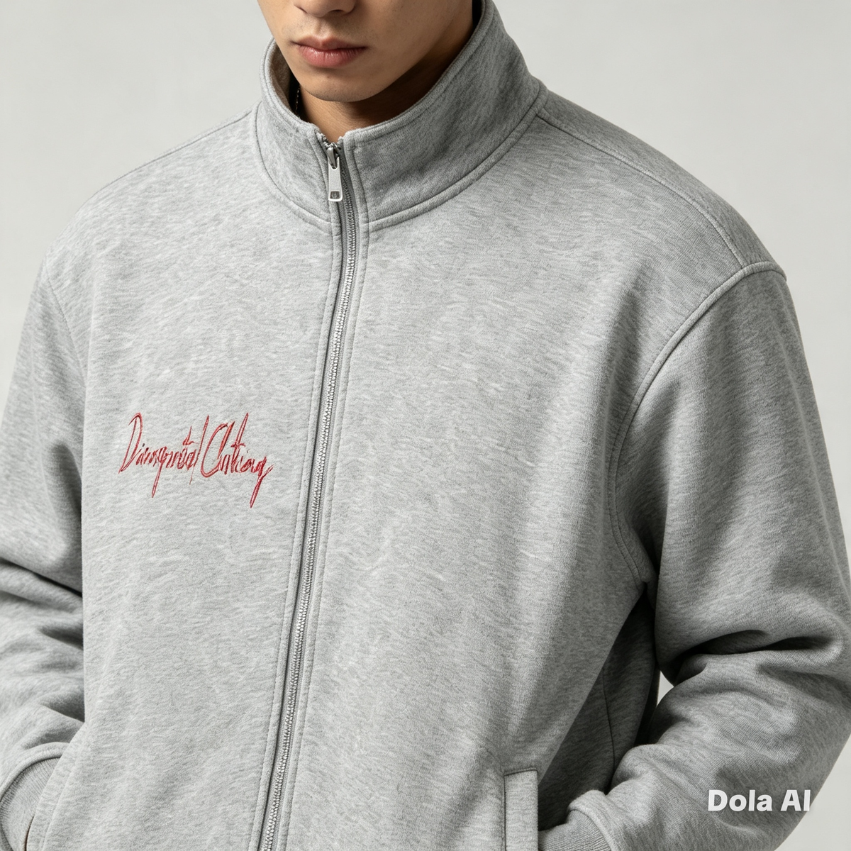 Unisex Stand Collar Jacket