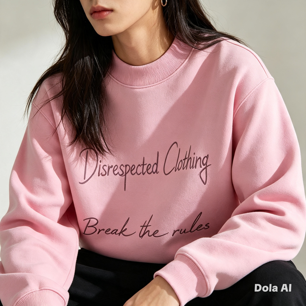 Essential Fleece Mock-Neck Crew Sweatshirt