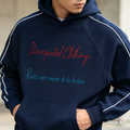 Contrast Piping Raglan Hoodie