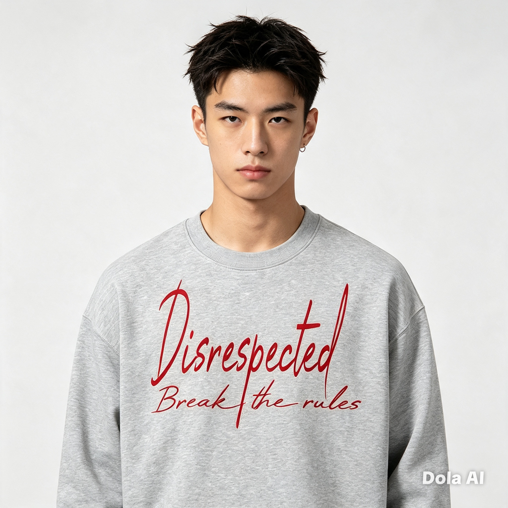 Unisex Drop Shoulder Crewneck Sweatshirt