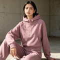 Cropped Half-Zip Hoodie
