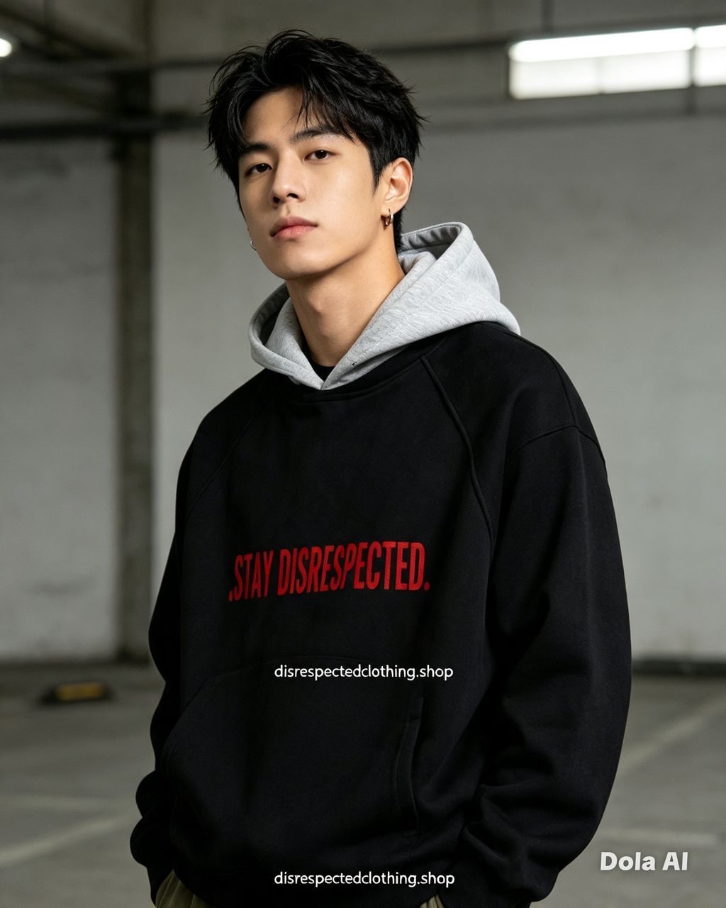 Unisex Fleece Raglan Color Block Hoodie